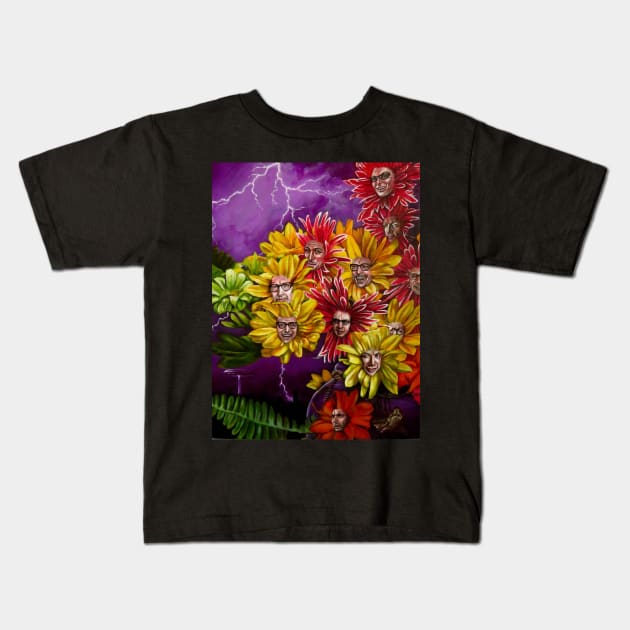 Jeff Goldblooms Kids T-Shirt by RachelSVParry